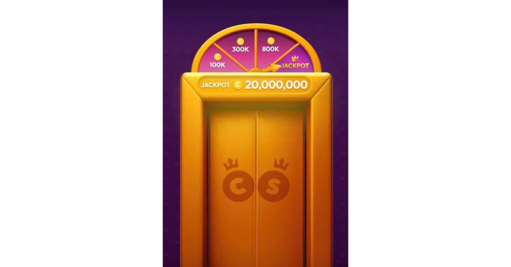 spinning crowns jackpot elevator