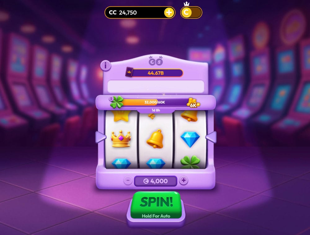 spinning crowns slot crown coins game