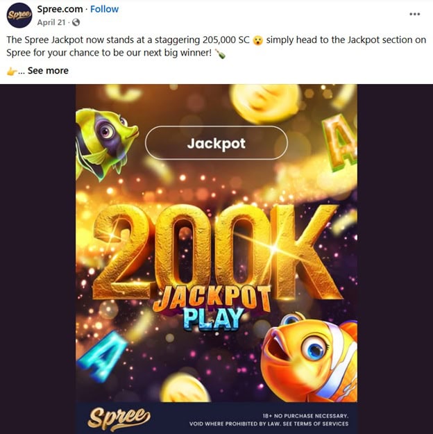 Spree Facebook Bonus