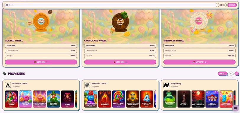 Sweet Sweeps Providers