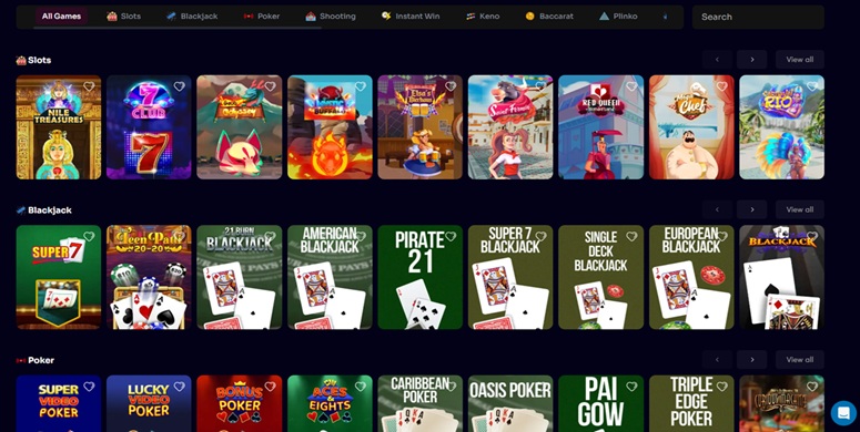 Triller Sweeps Games