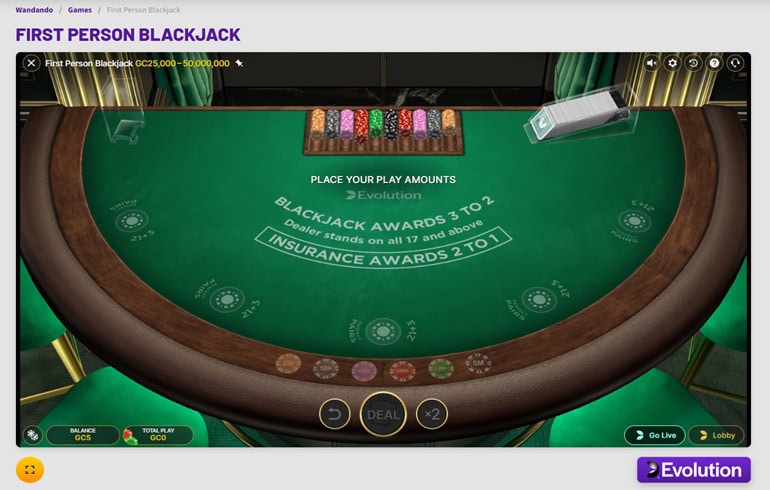 Wandando Blackjack