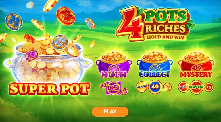 4 Pots Riches Hold and Win Game