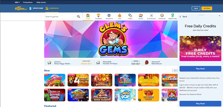 BetRivers.net Daily Bonus