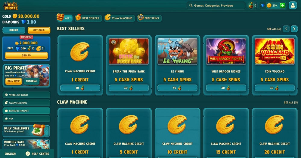 bigpirate reward market