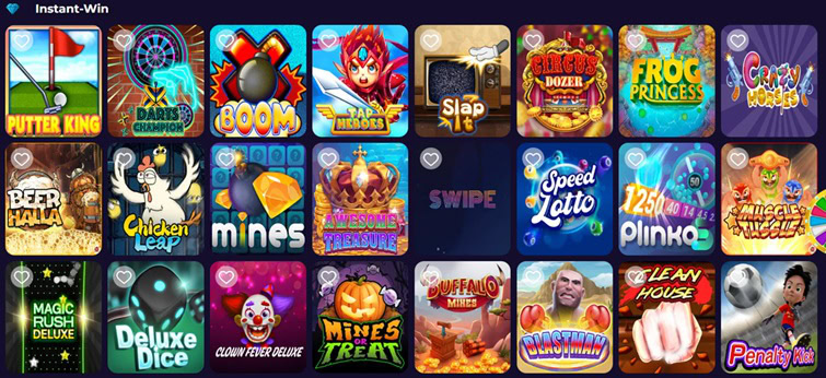 Bitsky Instant Win Games