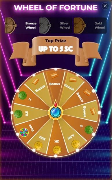 Bitsky Wheel Bonus