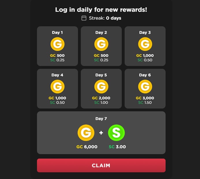 GoldPlay Daily Bonus