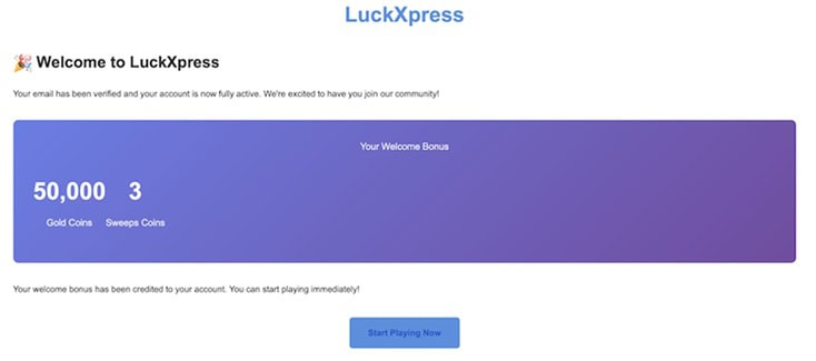 LuckXpress Bonus