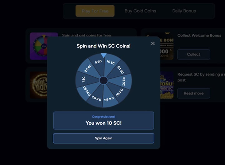 LuckXpress Wheel Bonus