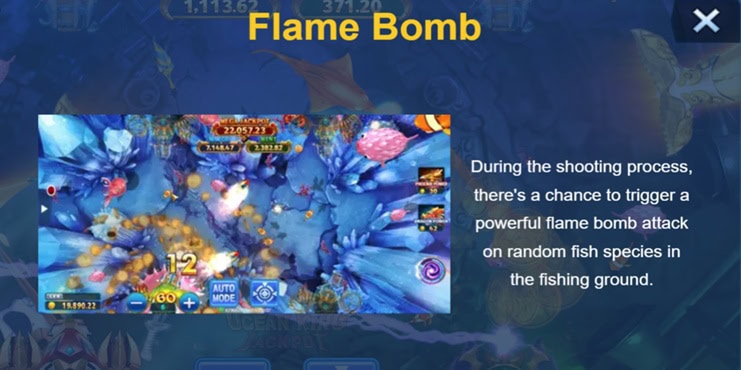 Ocean King Jackpot Flame Bomb