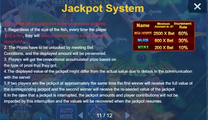 Ocean King Jackpot Jackpot System
