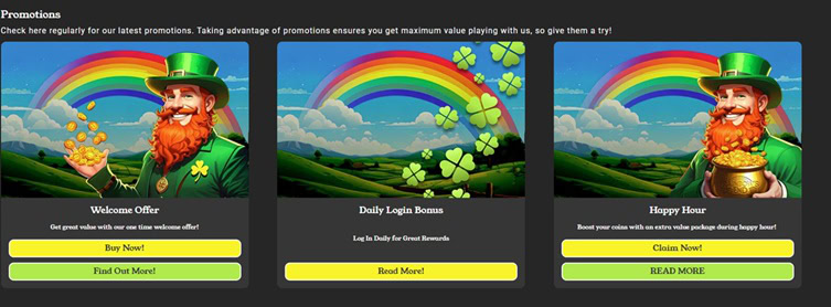 Rainbow’s End Bonuses