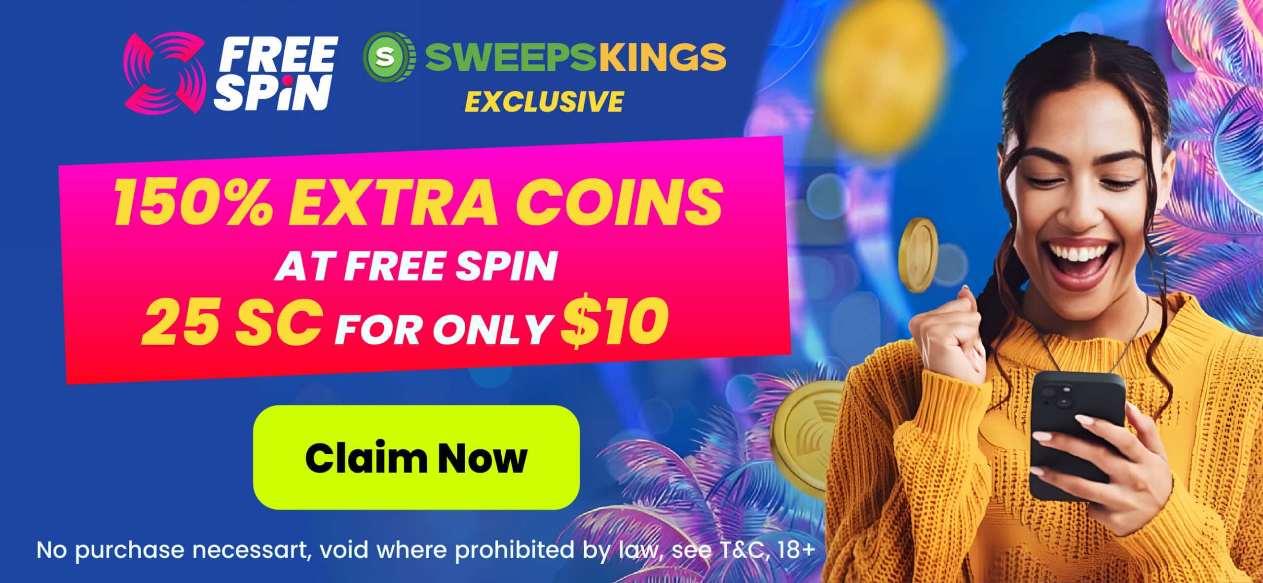 Free Spin SweepsKings Exclusive