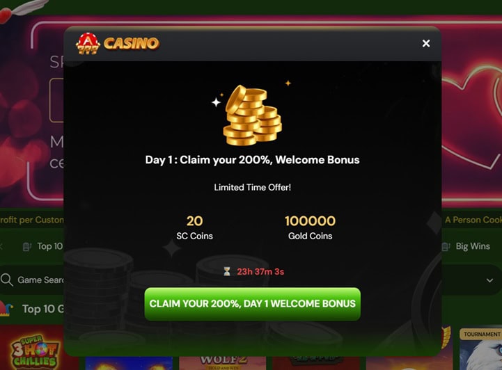 A1-Casino Daily Deposit Bonus