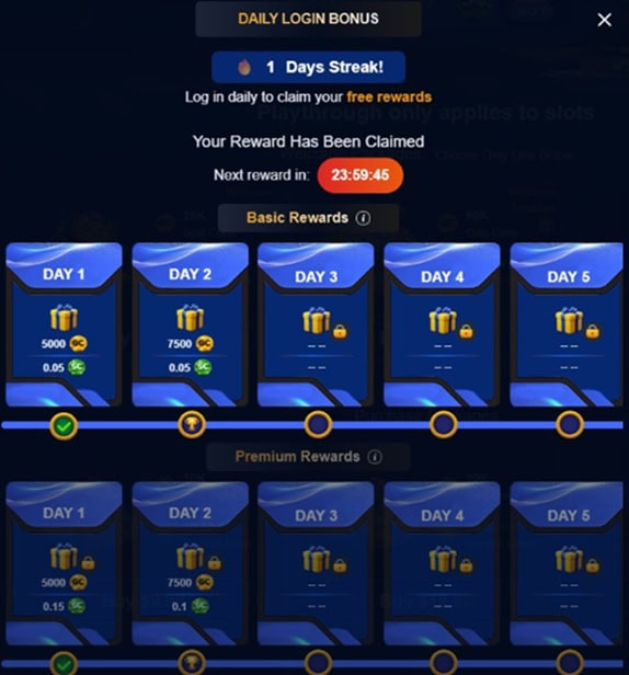 BangCoins Daily Bonus