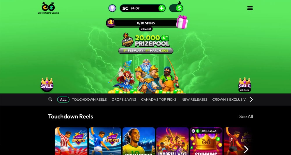 crown coins homepage