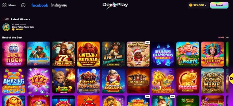 DexyPlay Homepage