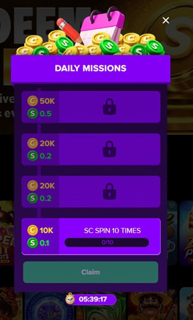 MoonPrize Daily Missions