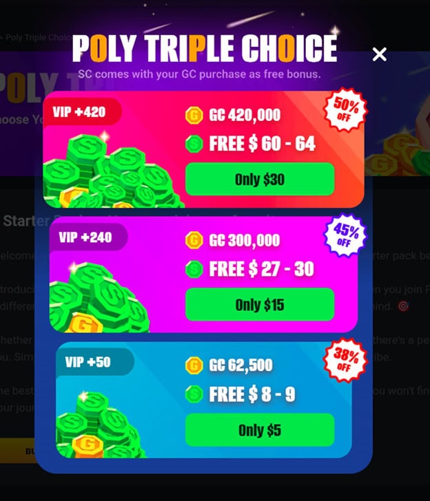 Poly Bonuses