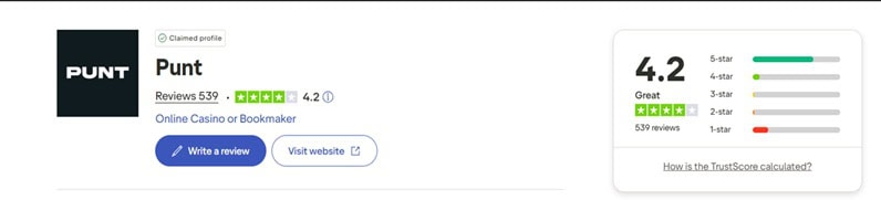 Punt Trustpilot