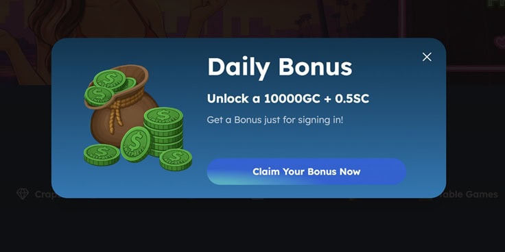 SweepBetz Daily Bonus