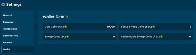 SweepBetz Wallet