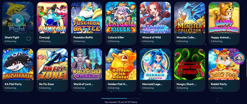 SweepStars Fish Games