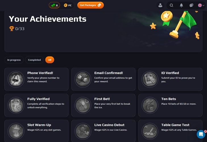 TitanTreasure Achievement Bonus