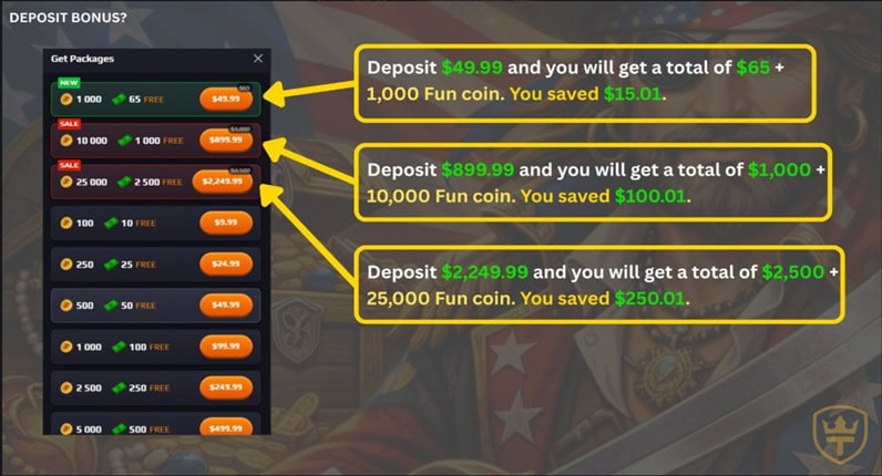 TitanTreasure Deposit Bonuses