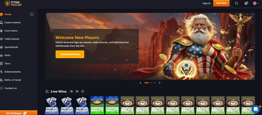 TitanTreasure Homepage