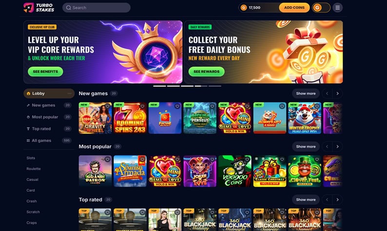 TurboStakes Homepage