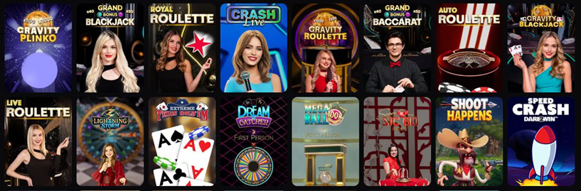 VegasBonanza Live Games
