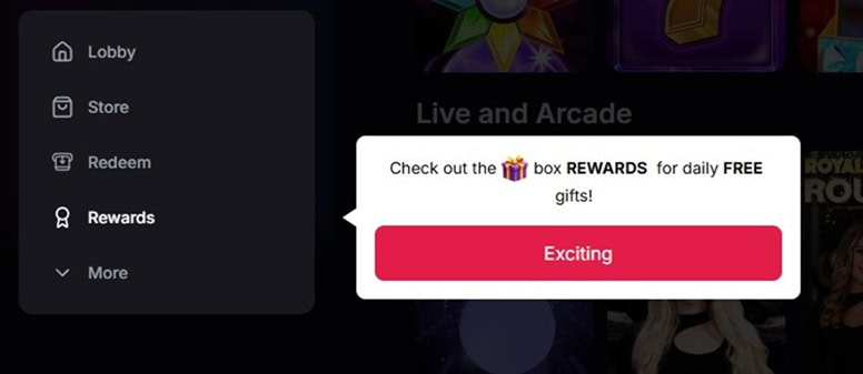 VegasBonanza Rewards