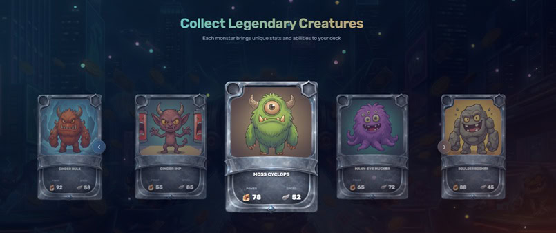 ZumbaCards Creatures