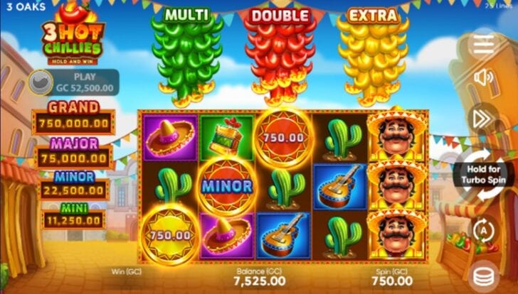 3 Hot Chillies Slot