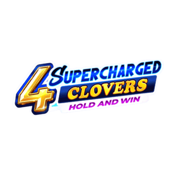 4 Supercharged Clovers: Hold and Win Slot Logo