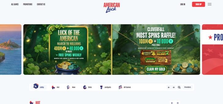 American Luck welcome bonus packages
