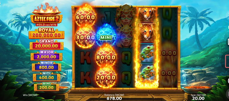 Aztec Fire 2 Hold and Win