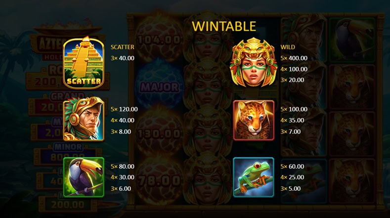 Aztec Fire 2 Wintable