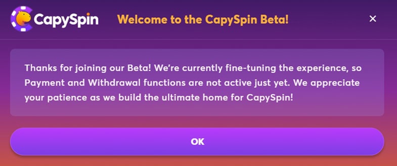 CapySpin Beta