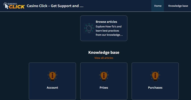 Casino.click Social Support