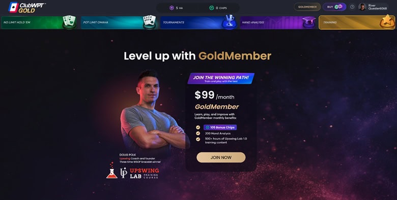 ClubWPT Gold Bonus