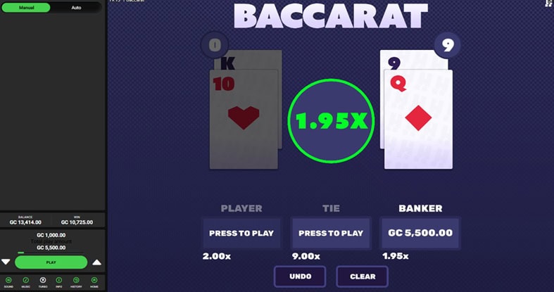 CoinFrenzy Baccarat