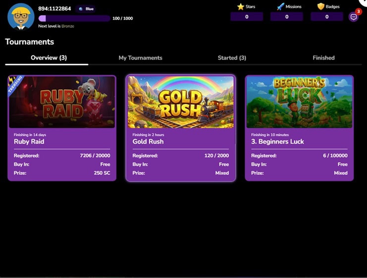 Deal Or No Deal Tournaments