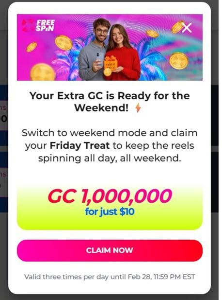 FreeSpin Social Extra Bonus