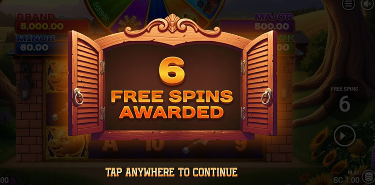 Huff House Bonanza Free Spins