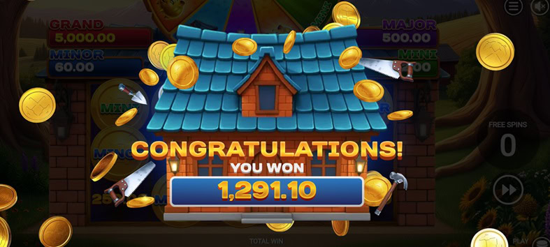 Huff House Bonanza Win