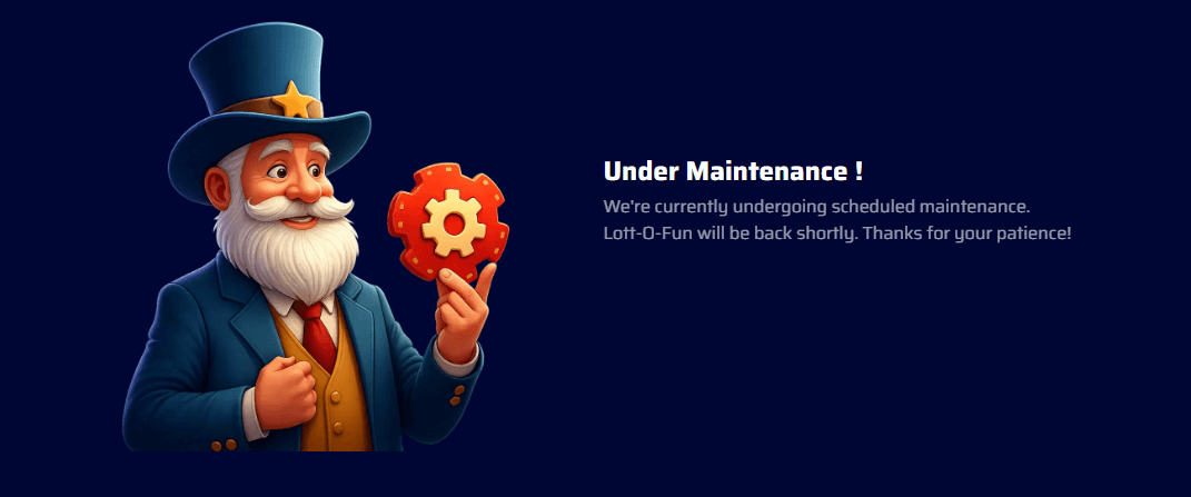 lottofun maintanance