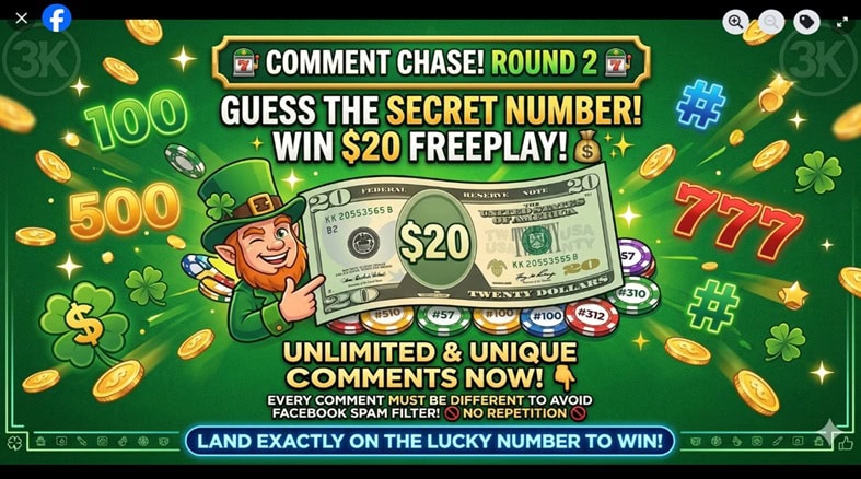 LuckShack Facebook Bonus